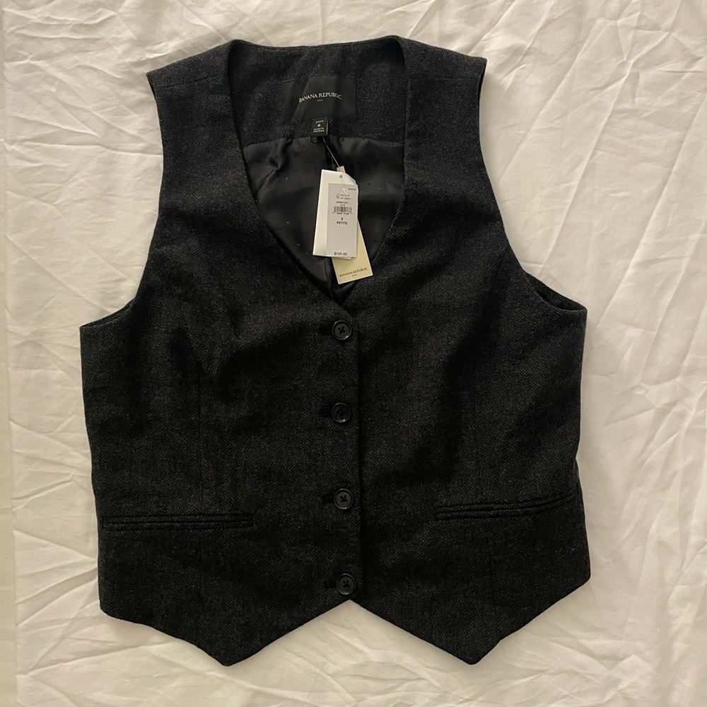 NWT Banana Republic Waistcoat Vest